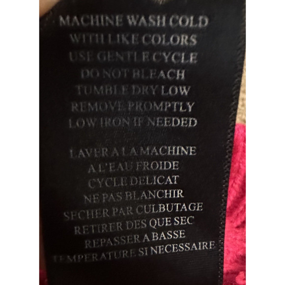 BLANKNYC Women X-Small Sweater Knit Mock Neck Cropped Bellamy Hot Pink‎ - Picture 10 of 12